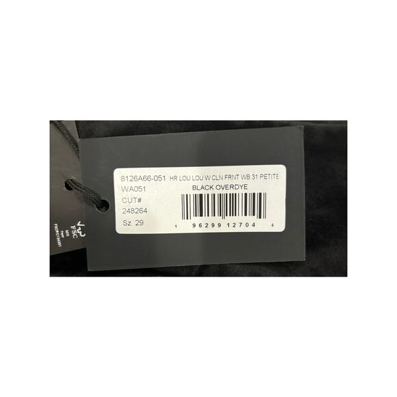 NWT Paige Lou Lou High Rise Velvet Flare Leg Jean - Size 29 - Picture 6 of 7